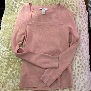 WHBM pink with sparkle.